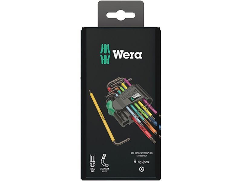 Wera 967/9 TX BO Multicolour 1 SB Winkelschlüsselsatz