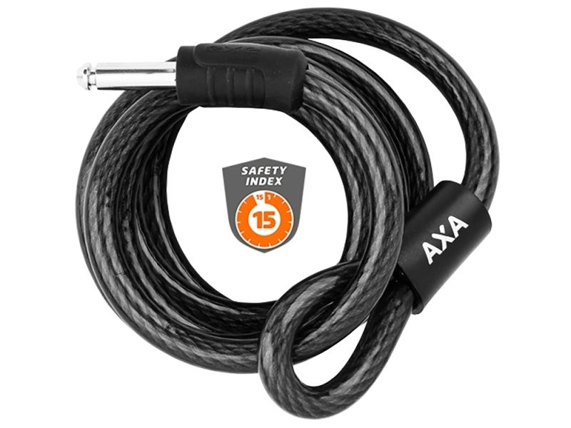 AXA NL RLD 180/12 Einsteckkabel (180cm x 12mm l schwarz)