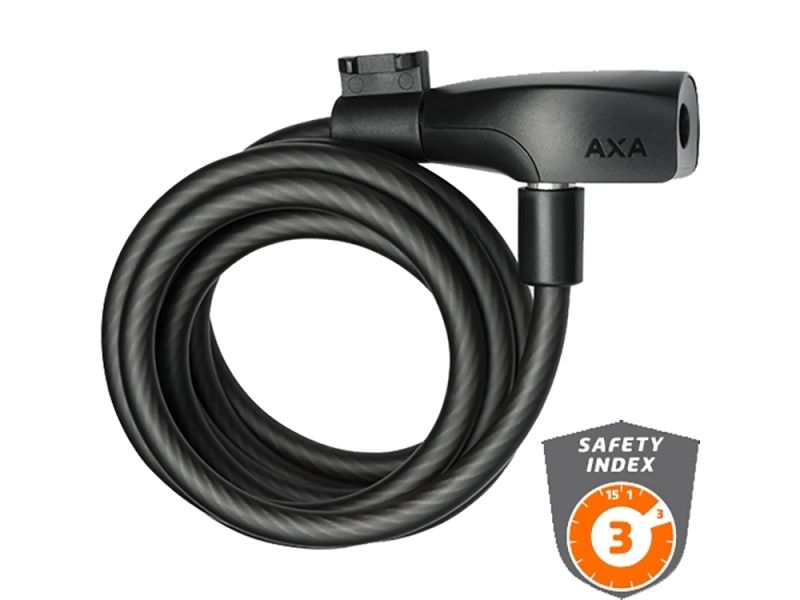 AXA NL Resolute 8 Kabelschloss (180 cm x 8mm l schwarz)