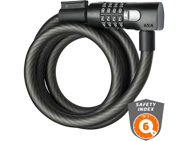 AXA NL Resolute 15 Code Kabelschloss (180 cm x 15mm l schwarz)