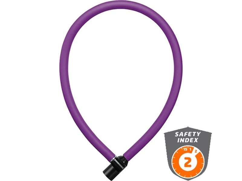 AXA NL Resolute 6 Kabelschloss (60 cm x 6mm l royallila)