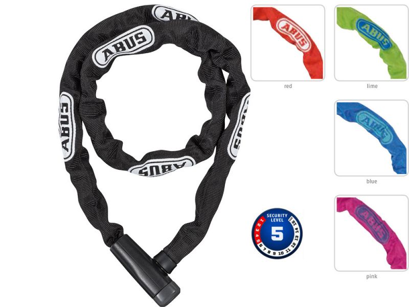Abus 5805K Kettenschloss (75cm | ø5mm | rot)