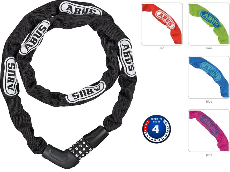 Abus 5805C Kettenschloss (75cm | ø5mm | rot)