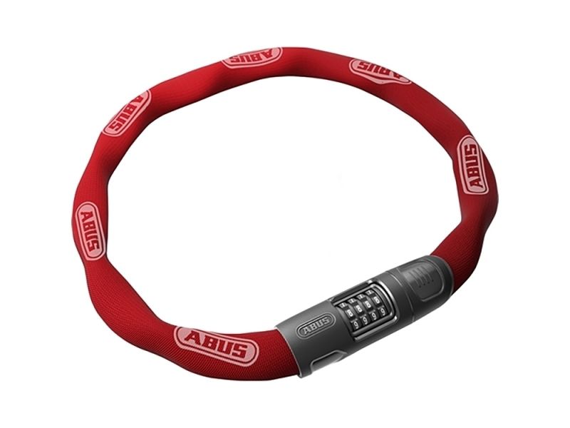 ABUS 8808C Kettenschloss (85cm x 8mm l russel rot)