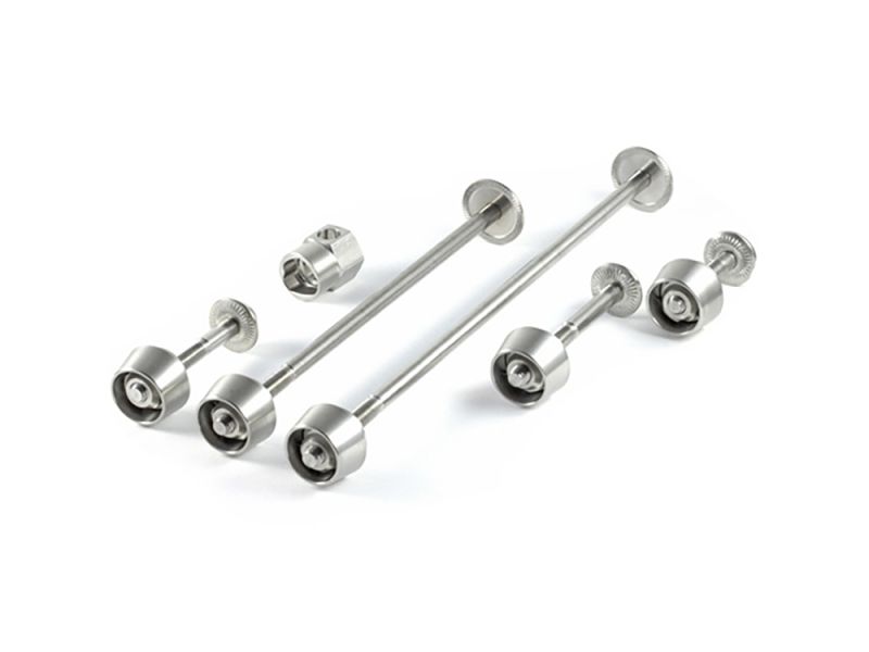 Pitlock Set 02/LH Schnellspanner (silber)