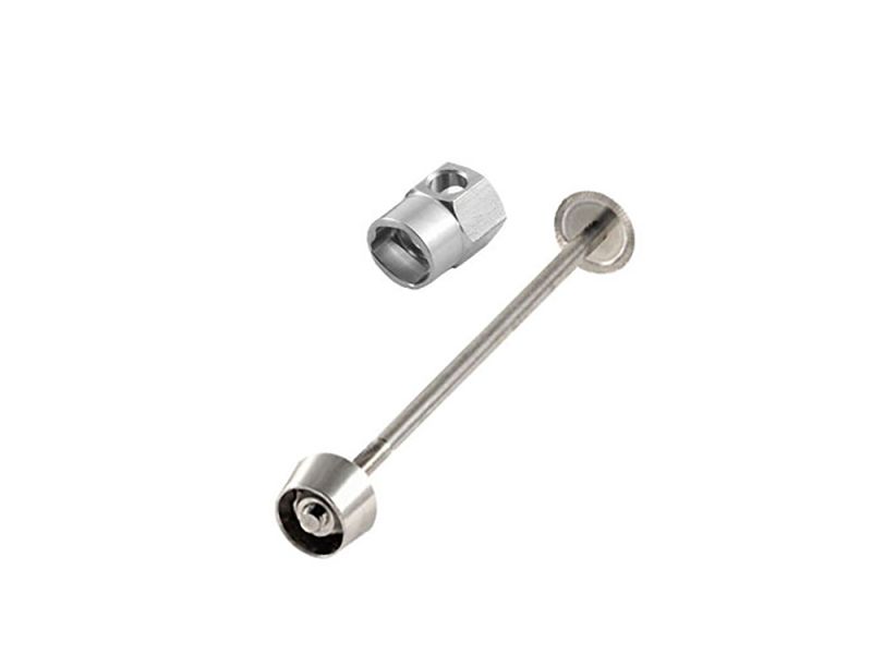 Pitlock Set 04 Vorderrad-Schnellspanner (130mm l silber)