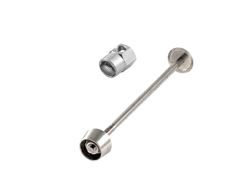 Pitlock Set 05 Hinterrad-Schnellspanner (170mm l silber)