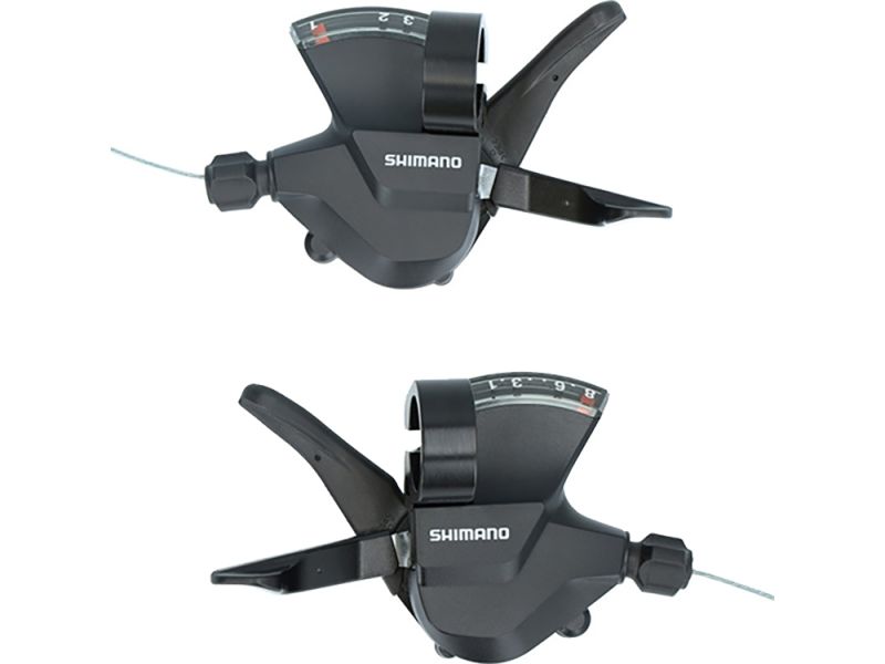 Shimano SL-M315 3x8-fach Schalthebel-Set (schwarz)