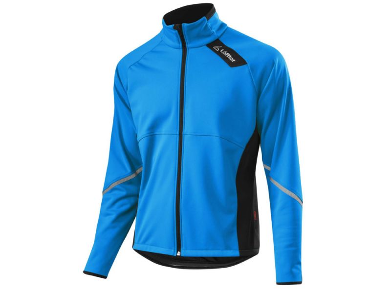 Löffler Windstopper Softshell cycling jacket men (blue)