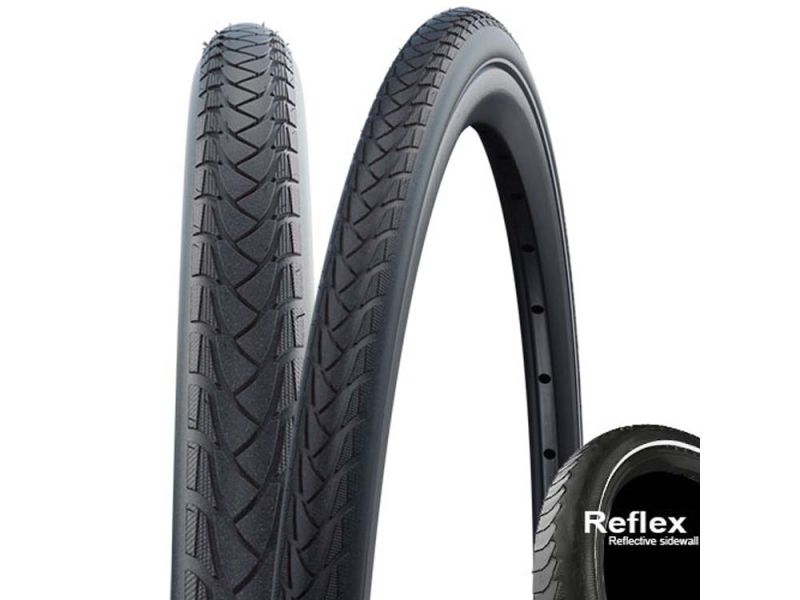 Schwalbe Marathon PLUS Rollstuhl Evolution 24" Drahtreifen (25-540 | schwarz-reflex)