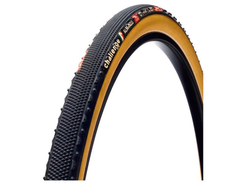 Challenge Almanzo Cross Open bicycle tyre (33-622 | black / brown | wire)