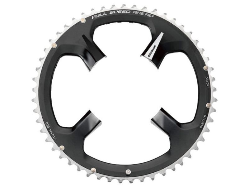 FSA Road ABS Super chainring (110mm | 50 teeth | black / grey)
