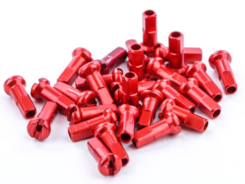 DT SWISS Alloy spoke nipple (1.8 x 12mm | 100 pieces | red)