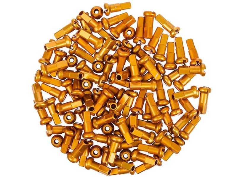 DT SWISS Alloy spoke nipple (2.0 x 12mm | 100 pieces | gold)