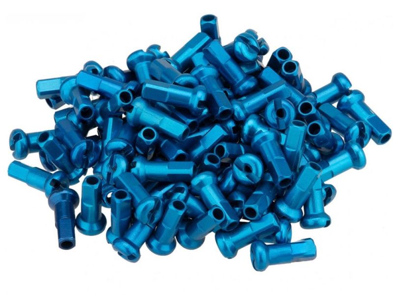 DT SWISS Alloy spoke nipple (1.8 x 12mm | 100 pieces | blue)