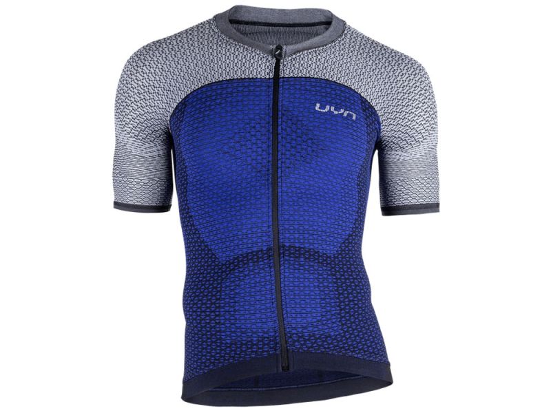 UYN Alpha cycling jersey men (grey / blue)