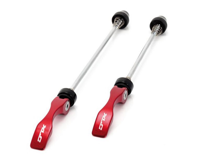 XLC QR-L02 Quick release set (Alu/Cr-Mo red)