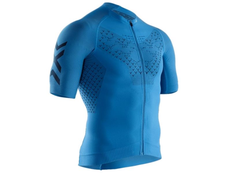 X-Bionic Twyche 4.0 ZIP cycling jersey men (twyce blue)
