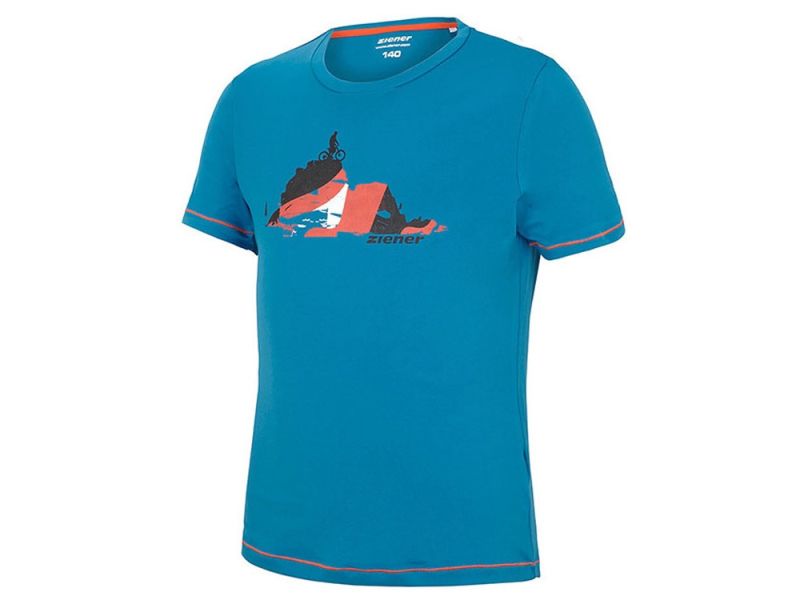 Ziener Cludd T-Shirt Kids (blue)
