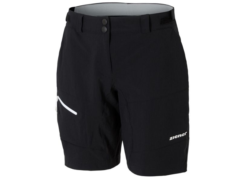 Ziener Chacka Speed-Air-Gel cycling shorts women (black / white)