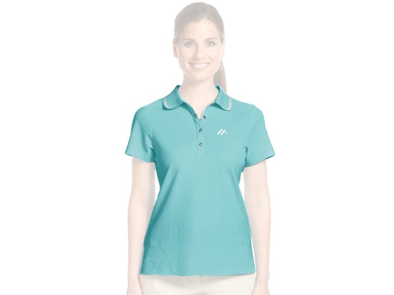 MAIER SPORTS Comfort Poloshirt women (blue radiance)