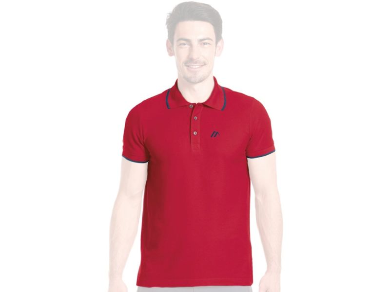 MAIER SPORTS Comfort polo shirt men (salsa)