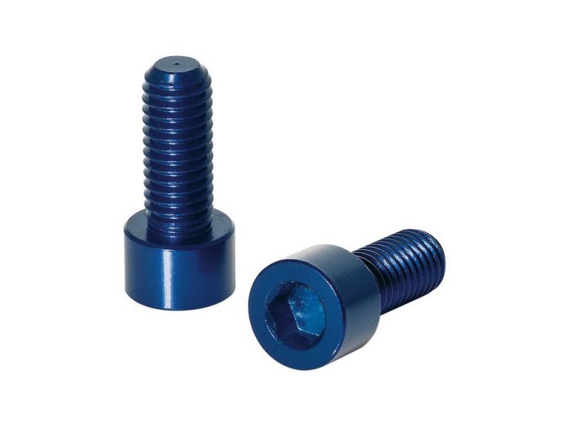 XLC Screws for water bottle cage (set of 2 | blue)
