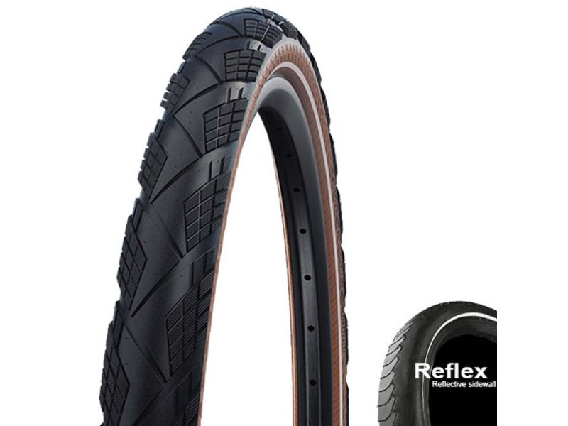 Schwalbe Marathon EFFICIENCY Evo V-Guard TLE E-50 27.5" Faltreifen (60-584 | transparent-skin)