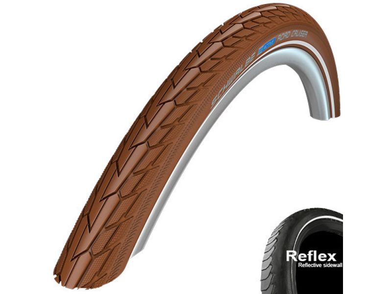 Schwalbe RoadCruiser K-Guard Drahtreifen (42-622 Reflex | braun)