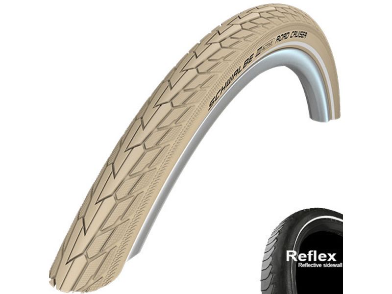 Schwalbe RoadCruiser K-Guard Drahtreifen (42-622 Reflex | creme)