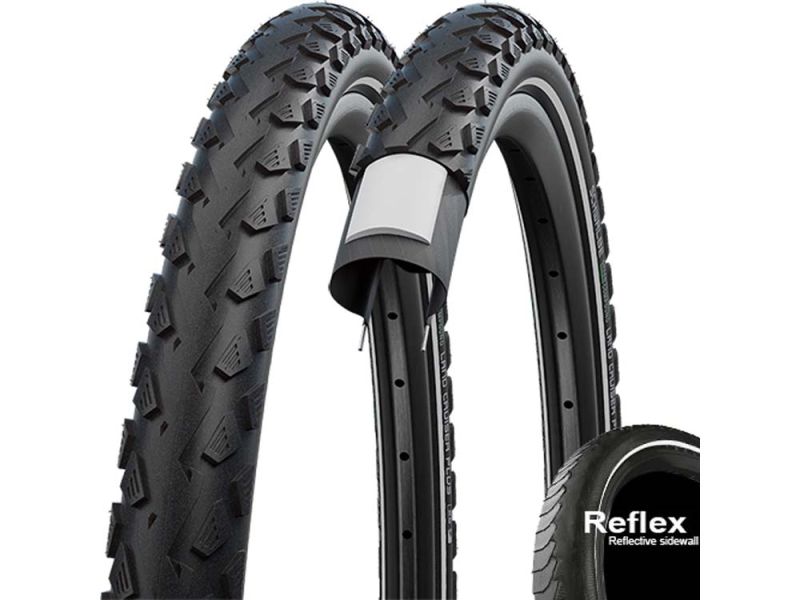 Schwalbe LandCruiser Plus PunctureGuard E-25 28" Drahtreifen (47-622 | schwarz)