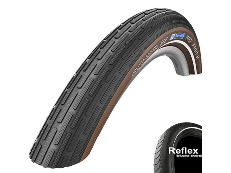 Schwalbe Fat Frank KevlarGuard Drahtreifen (50-622 Reflex | schwarz / braun)