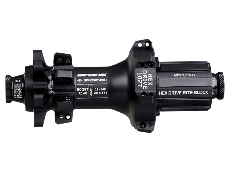 Spank HEX Straightpull Boost R148 HG Hinterradnabe