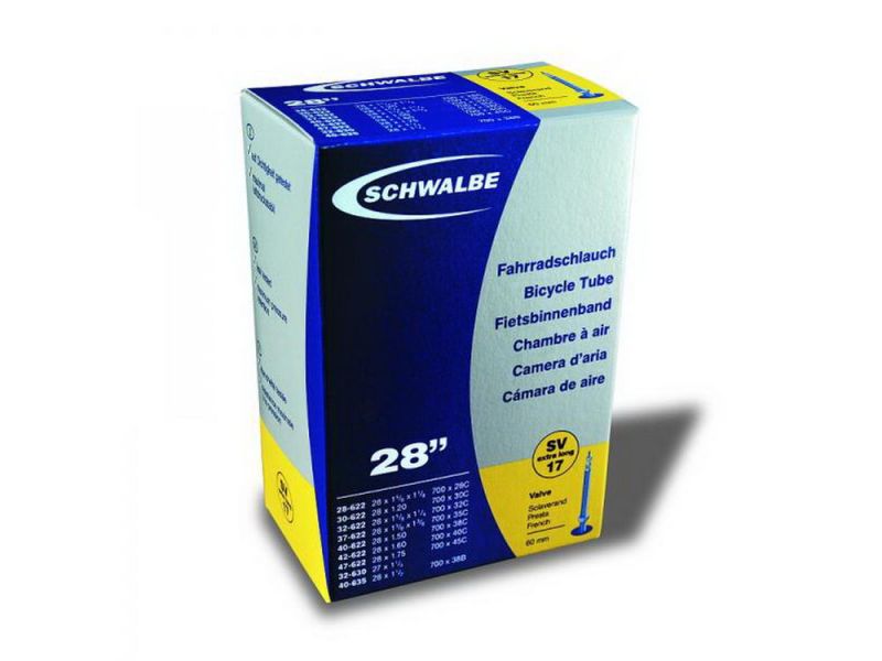 Schwalbe bicycle inner tube (28-47/622 | SV17-60)