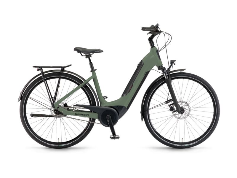 Winora Tria N8f City E-Bike (28" | 500Wh | bambusgrün)