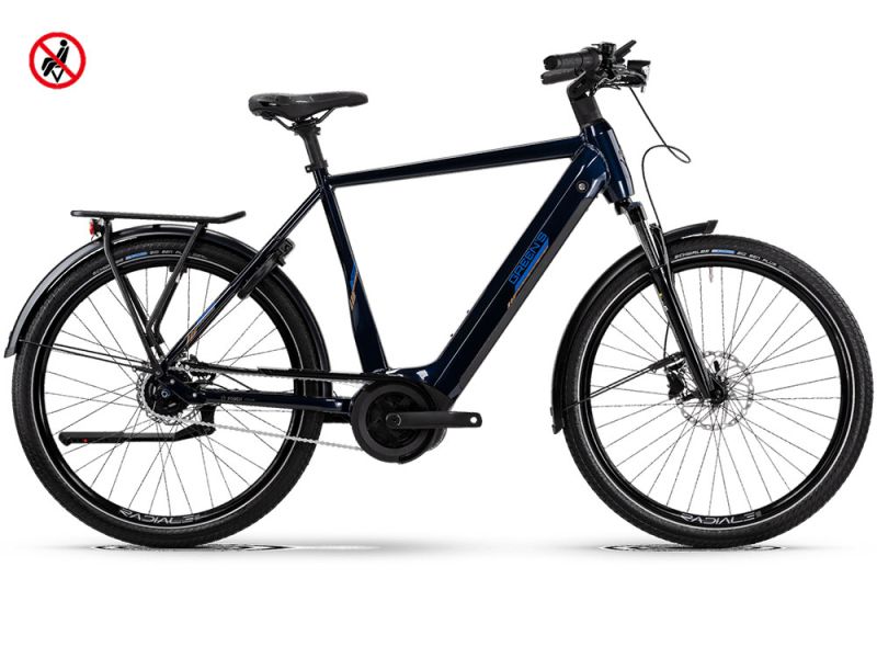 Green’s Bromley R750 Trekking E-Bike (27,5" | 750Wh Bosch | blue black | Rücktritt)-59cm