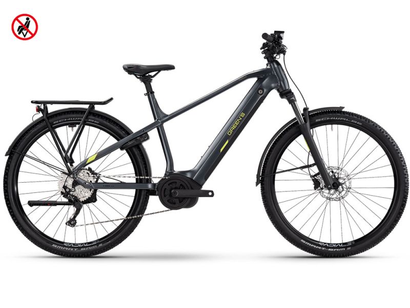 Green’s Watford F625 MTB E-Bike (29" | 625Wh Bosch | anthrazit)-52cm