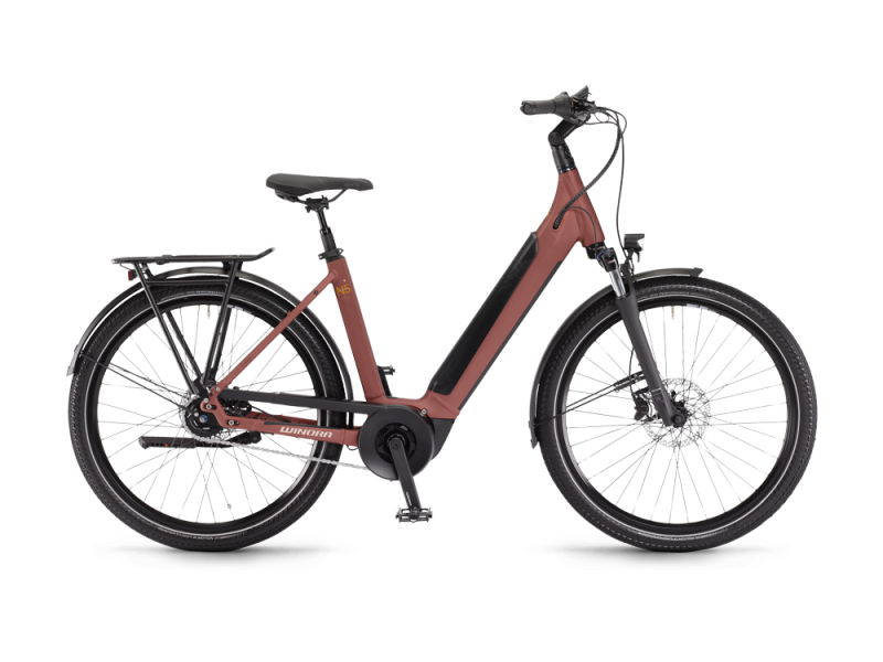 Winora Sinus N5 Wave City E-Bike (27,5" | 625Wh | kastanienrot)