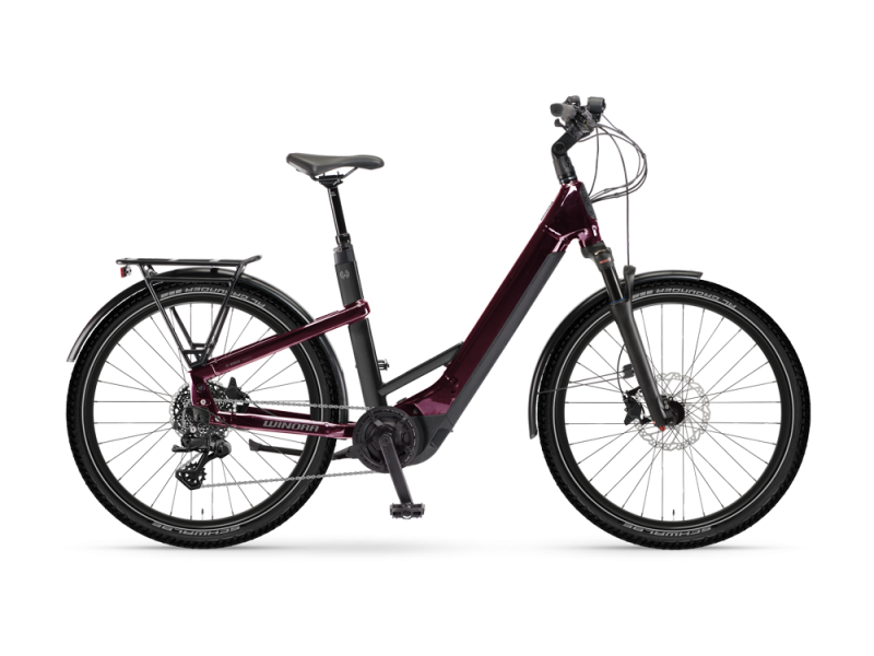Winora Yakun X10E Wave Trekking E-Bike (27,5" | 625Wh | dunkelrot)
