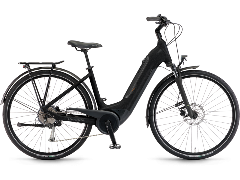 Winora Tria X7 Low | City E-Bike | 28" | 500Wh Bosch | schwarz