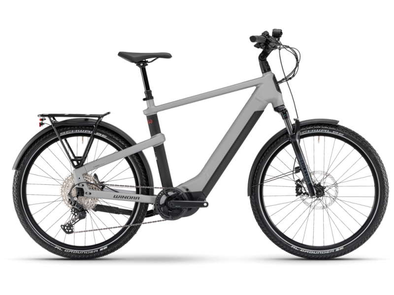 Winora Yakun X12 High | Trekking E-Bike | 27,5" | 750Wh Bosch CX | silber