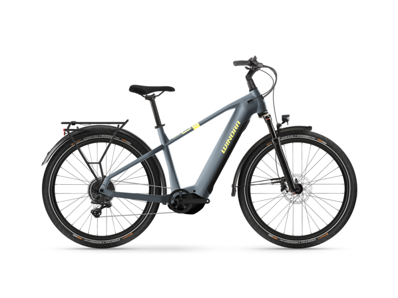 Winora Yucatan X10 High Trekking E-Bike (27,5" | 720Wh | stahlblau)