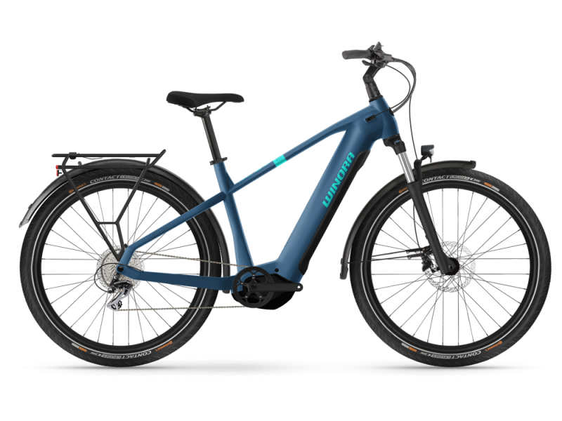 Winora Yucatan X8 High | Trekking E-Bike | 27,5" | 720Wh Yamaha PW-S2 | dunkelblau