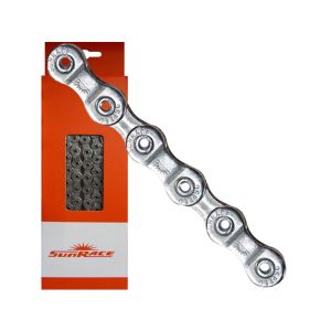 Sunrace Bicycle chain (116 links | 9-speed | silver)