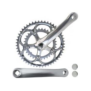 Messingschlager Race Comp act crankset (50-43 teeth | 170mm | silver)