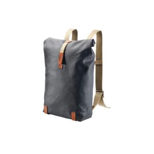 Brooks Pickwick Canvas Backpack (26 litres | grey / light brown)
