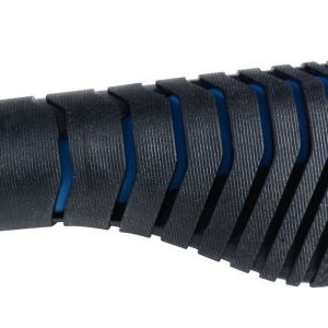 T-One Aero bicycle grips (130mm | 1x screw lock | black / blue)