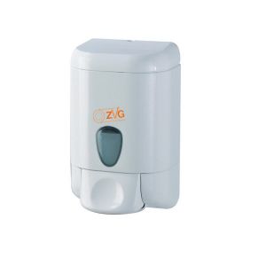 BIKE PARTS Plastic soap dispenser (approx. 1 litre | 201x112x128cm | white)