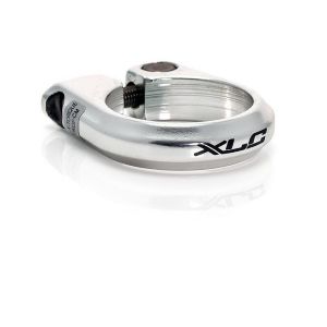 XLC PC-B02 seat post clamp ring (ø31,6mm | with inner hexagon | silver)