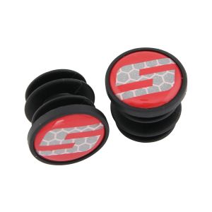 SRAM SuperCork handlebar plugs (black / red / grey)